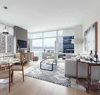 An Interior Look at The One Jersey City Apartment Rentals