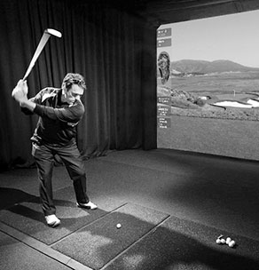 Golf Simulator at The One New Jersey Rentals